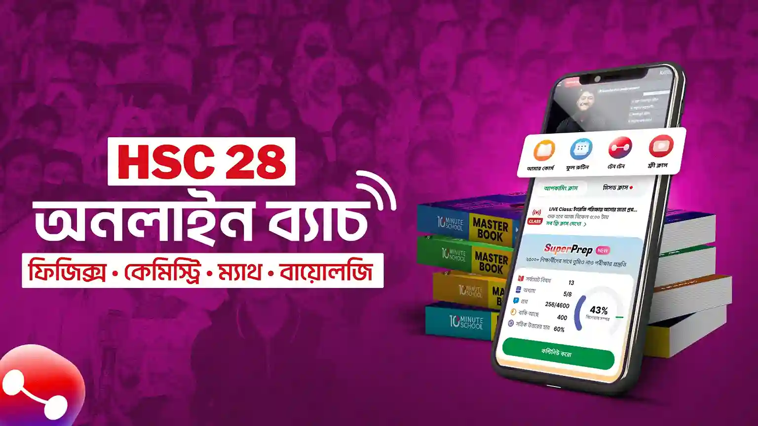 HSC 28 Online Batch PCMB (Cycle 1)